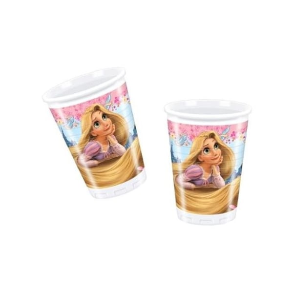 Trasslig plast Rapunzel Party Cup (pack med 10) One Size Multic Multicoloured One Size