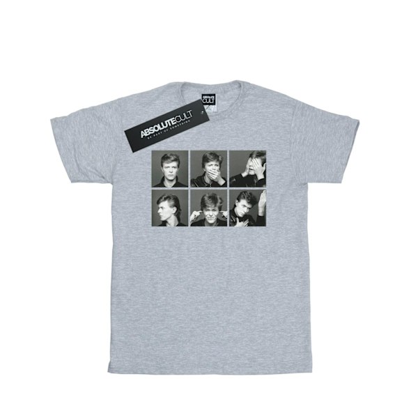 David Bowie Boys Fotocollage T-shirt 9-11 år Sports Grey Sports Grey 9-11 Years