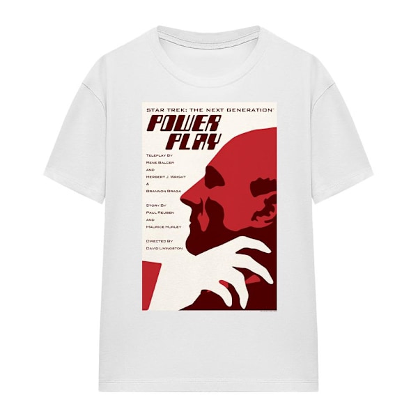 Star Trek Unisex Vuxen The Next Generation Säsong 5 Avsnitt 15 White L