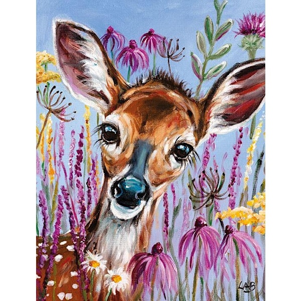 Louise Brown Innocence inramad duktryck 80cm x 60cm Multicol Multicoloured 80cm x 60cm