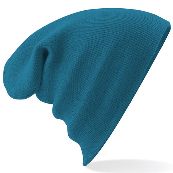 Beechfield Soft Feel Stickad Vintermössa En storlek Teal Teal One size