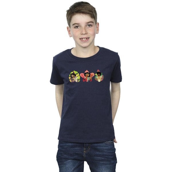 Disney Boys Encanto Family Line T-shirt 7-8 år Marinblå Navy Blue 7-8 Years