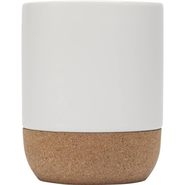 Billie Kork Keramik 300ml Mugg One Size Vit White One Size