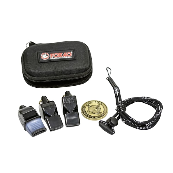 Fox 40 Sports Whistle Set One Size Black Black One Size