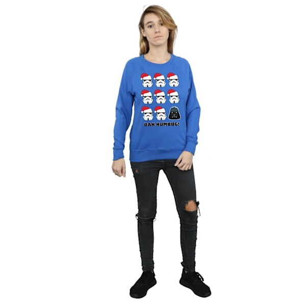 Star Wars Dam/Damer Jul Humbug Sweatshirt XL Royal Blå Royal Blue XL