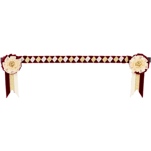 ShowQuest Newport Pannband Cob Burgundy/Cream/Gold Burgundy/Cream/Gold Cob