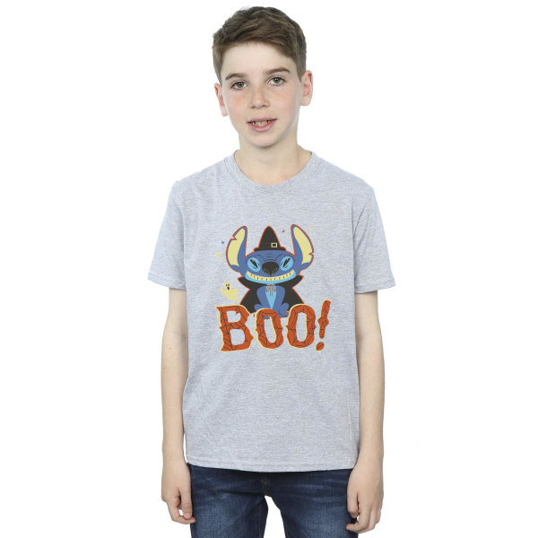 Disney Boys Lilo & Stitch Boo! T-shirt 5-6 år Sports Grey Sports Grey 5-6 Years