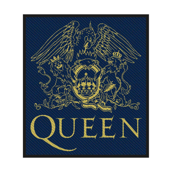 Queen Sew-On Crest Patch One Size Marinblå/Gul Navy/Yellow One Size