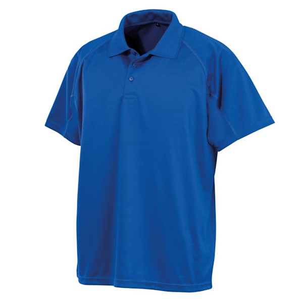 Spiro Impact Herr Performance Aircool Polo T-Shirt M Royal Blue Royal Blue M