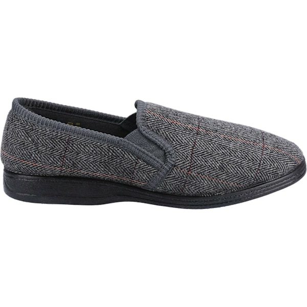 Fleet & Foster Herr Mitchell Tofflor 10 UK Grå Grey 10 UK