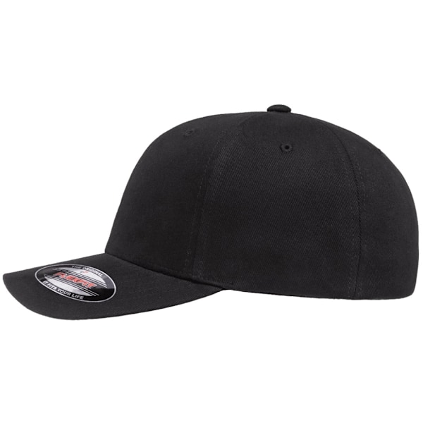 Flexfit By Yupoong Borstad Twill Cap S/M Svart Black S/M