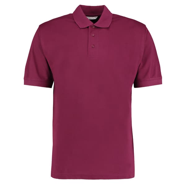 Kustom Kit Herr Klassic Superwash 60°C Klassisk Poloskjorta M Deep Wine Deep Wine M