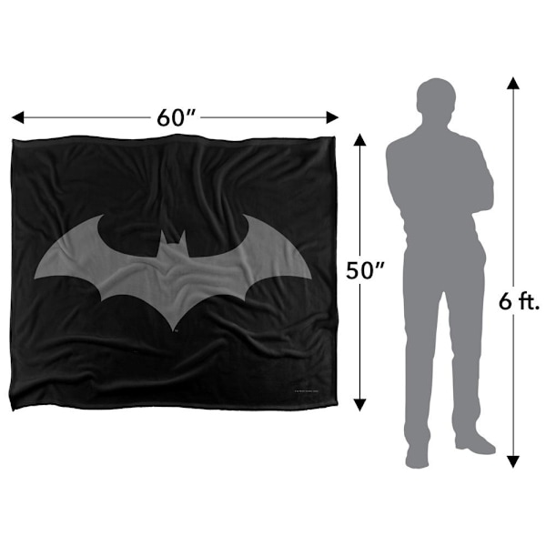 Batman Logga Filt One Size Flerfärgad Multicoloured One Size