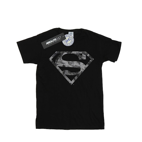 DC Comics Boys Superman Marble Logo T-Shirt 5-6 år Svart Black 5-6 Years
