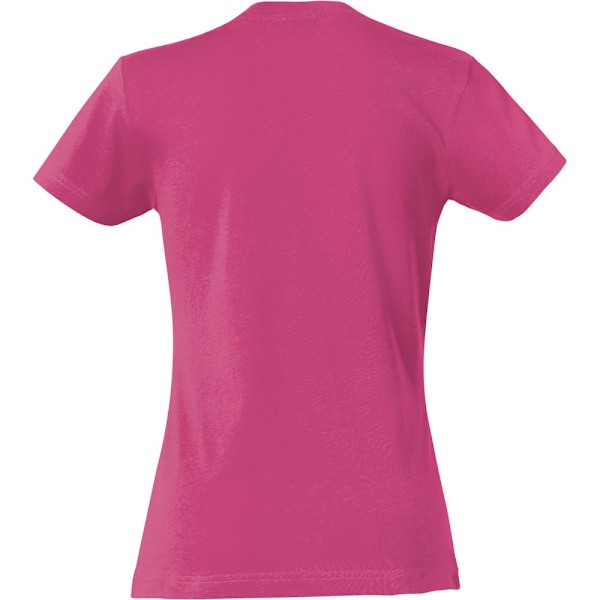 Clique T-shirt för kvinnor/damer, enfärgad, storlek S, ljus cerise Bright Cerise S