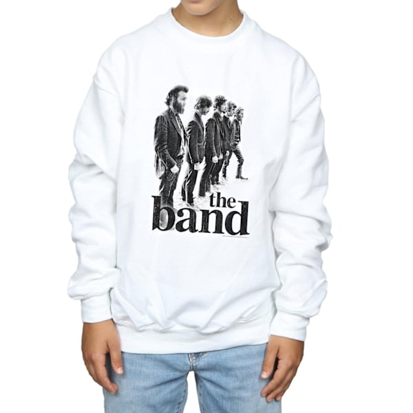 The Band Boys Sweatshirt 7-8 år Vit White 7-8 Years