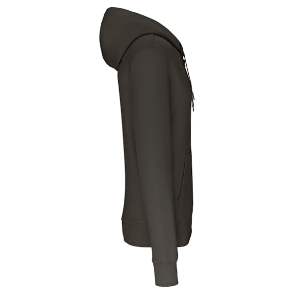 Kariban Eco-vänlig Full Zip Hoodie för Herr S Mörkgrå Dark Grey S