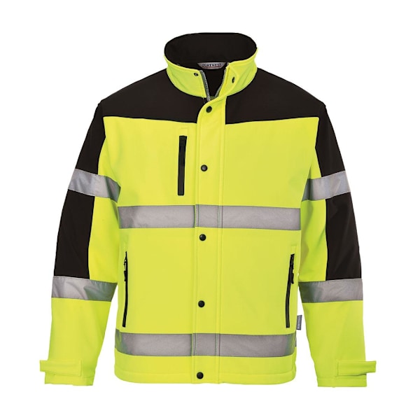 Portwest Herr Kontrast Softshell Hi-Vis Rock M Gul/Svart Yellow/Black M