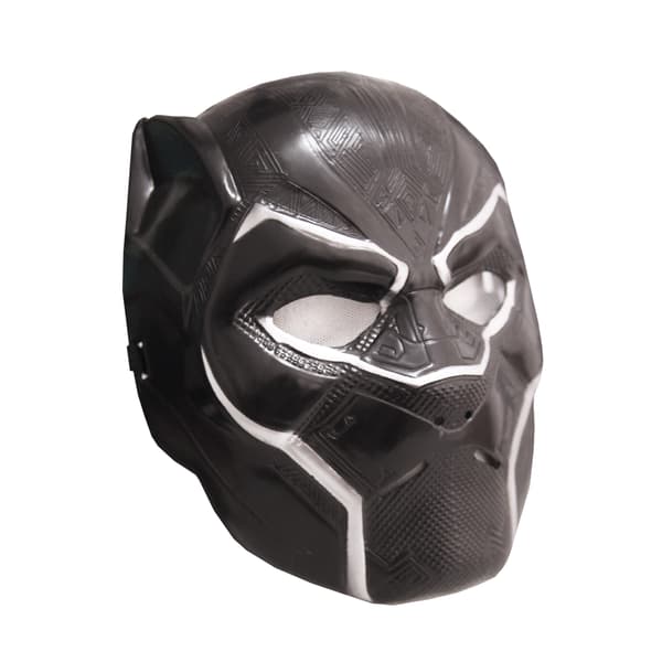 Marvel Avengers Barn/Barn Black Panther 1/2 Mask En Storlek Black One Size