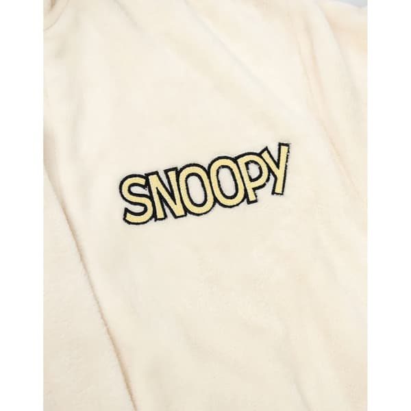 Peanuts Dam/Dam Snoopy Robe med huva M Vit White M