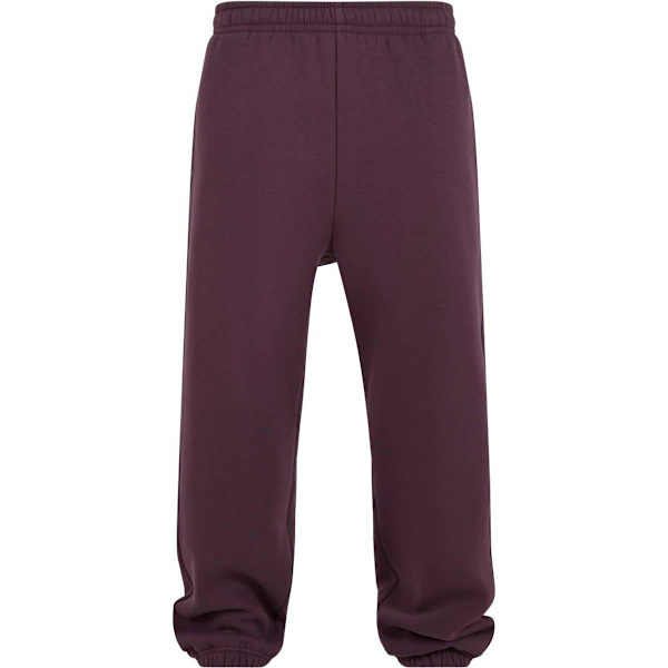 Build Your Brand Herr Mjuka Joggingbyxor L Plommonlila Plum Purple L