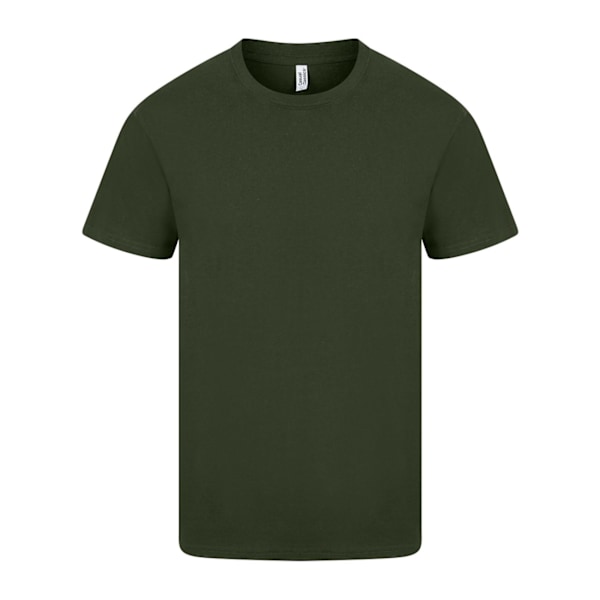 Casual Classics Unisex Vuxen Ringspun Bomull Ekologisk T-shirt S Forest Green S