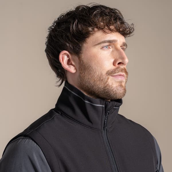 Craghoppers Herr Expert Basecamp II Softshell Gilet S Svart Black S