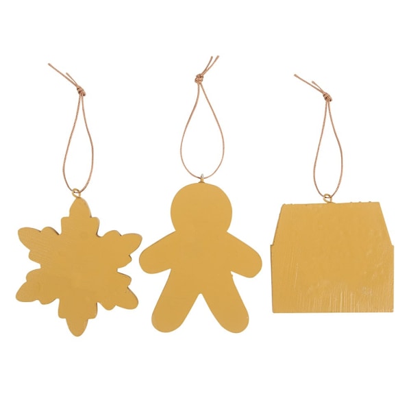 Something Different Pepparkakshänge Dekoration (3-pack) Brown One Size