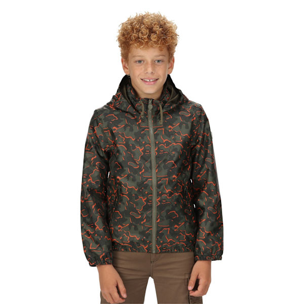 Regatta Barn/Barn Catkin Camo Vattentät Jacka 3-4 År Grape Leaf 3-4 Years