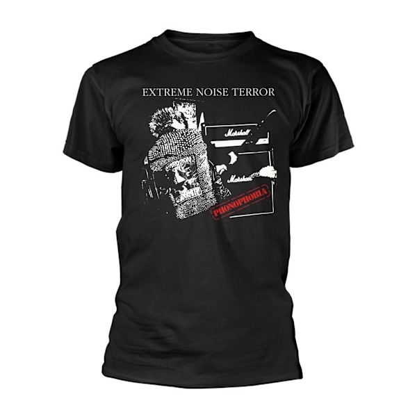 Extreme Noise Terror Unisex Vuxen Phonophobia T-Shirt XXL Svart Black XXL