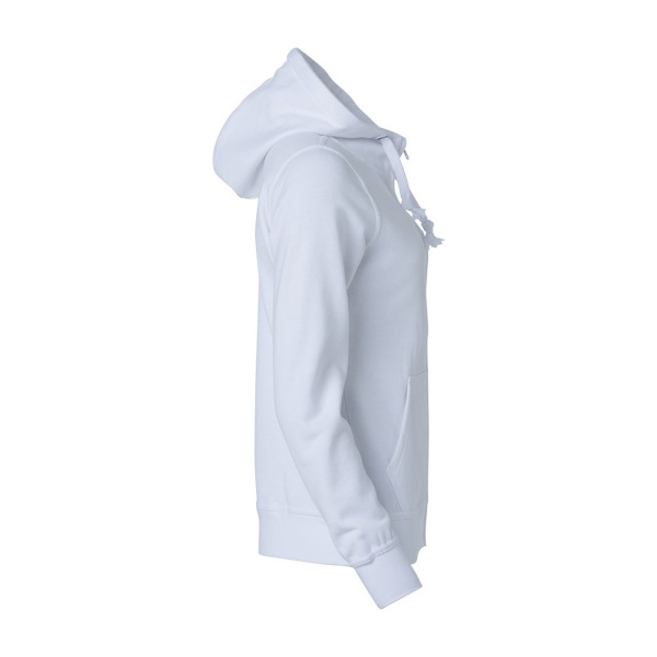 Clique Dam/Dam Plain Full Zip Hoodie XS Vit White XS