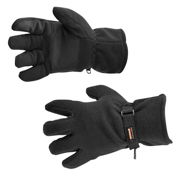 Portwest Herr Insulatex Fleece Vinterhandskar En Storlek Svart Black One Size