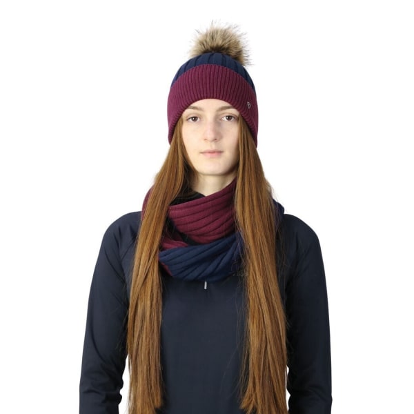 Hy Dam/Dam Synergy Luxury Snood One Size Marinblå/Fig Navy/Fig One Size