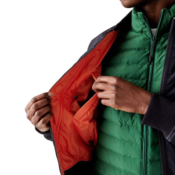 Lacoste Herr Logo Full Zip Bomber Jacka M Marinblå Navy M