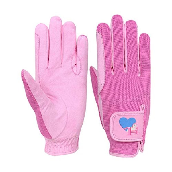 Little Rider Barn/Barn Little Show Pony Ridhandskar X-La Prism Pink/Cameo Pink X-Large