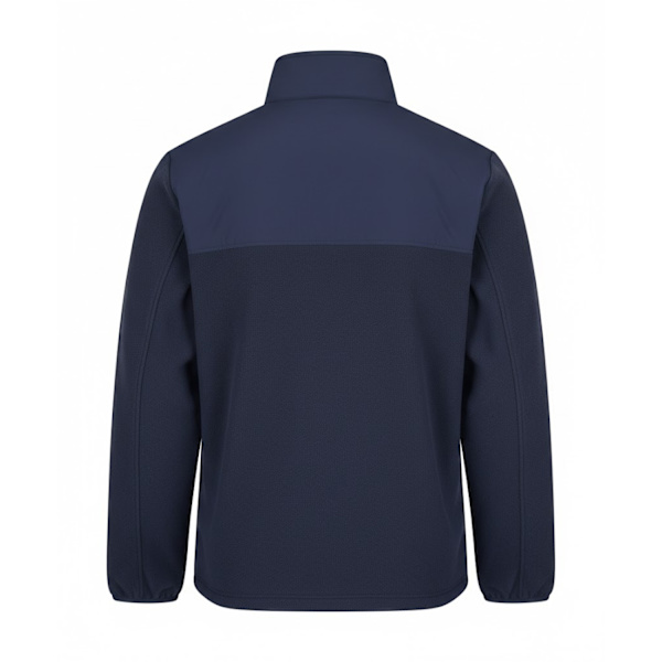 Front Row Microfleece Half Zip Fleecetröja för män M Marinblå Navy M