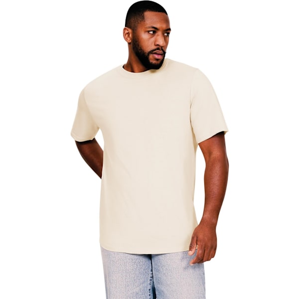 Casual Classics Herr Core Ringspun Bomull Tall T-Shirt M Ecru Ecru M