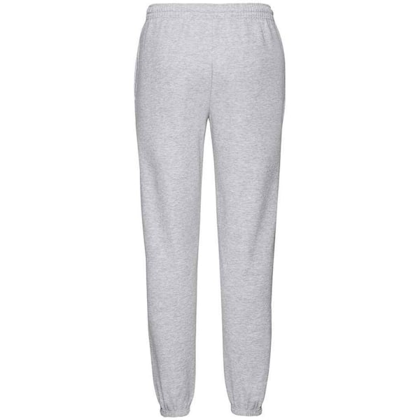 Fruit Of The Loom Klassiska 80/20 Joggingbyxor för Män S Heather Heather Grey S