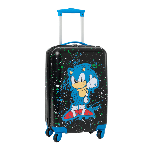 Sonic The Hedgehog 4-hjulig kabinväska One Size Svart/Blå Black/Blue One Size
