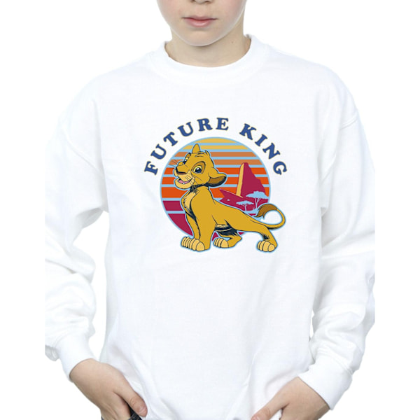 Disney Boys The Lion King Future King Sweatshirt 3-4 år Vit White 3-4 Years