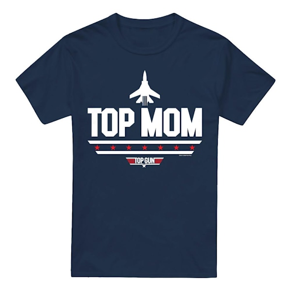 Top Gun Herr Top Mom Mors Dag T-Shirt 4XL Marinblå Navy 4XL