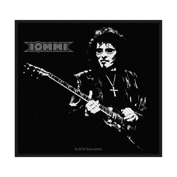 Tony Iommi Woven Vintage Patch One Size Svart/Vit Black/White One Size