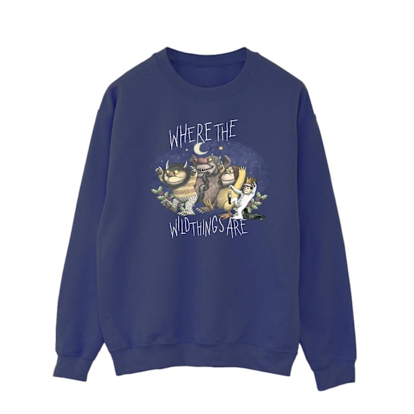Where The Wild Things Are Herr Grupp Pos Sweatshirt M Marinblå Navy Blue M