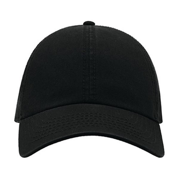 Atlantis Action 6 Panel Chino Baseball Cap One Size Black Black One Size