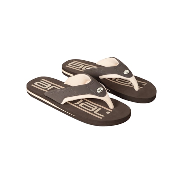 Animal Mens Jekyl Recycled Flip Flops 7 UK Brun Brown 7 UK