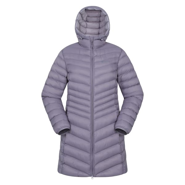 Mountain Warehouse Florence Lång Vadderad Jacka Dam 14 Dusky Purple 14 UK