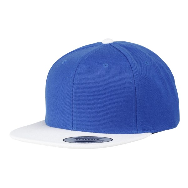 Yupoong Flexfit Unisex Classic Varsity Snapback Cap One Size Ro Royal/White One Size