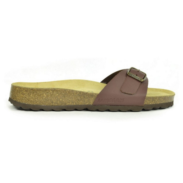 Sanosan Dam/Dam Malaga Lädersandaler 7 UK Mörkbrun Dark Brown 7 UK