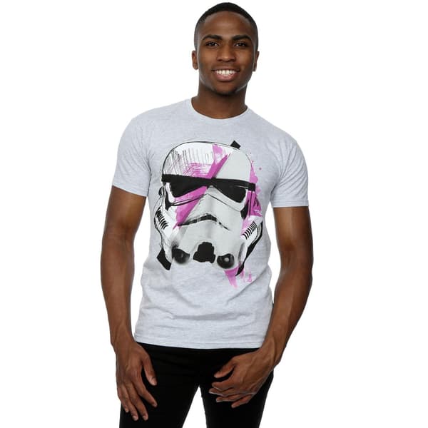 Star Wars Herr Stormtrooper Command Sketch T-shirt M Heather Grå Heather Grey M