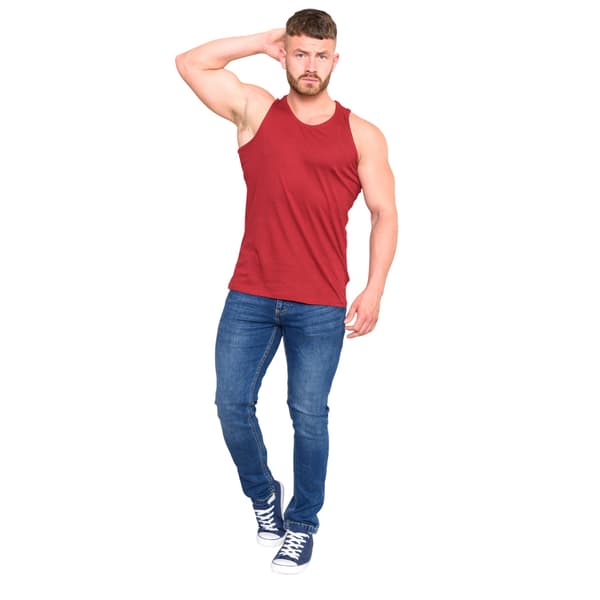 Duke Herr Tanktop D555 Fabio M Röd Red M